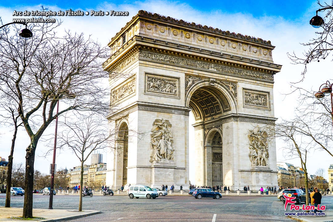 Arc de triomphe de l'Étoile and Avenue des Champs-Élysées